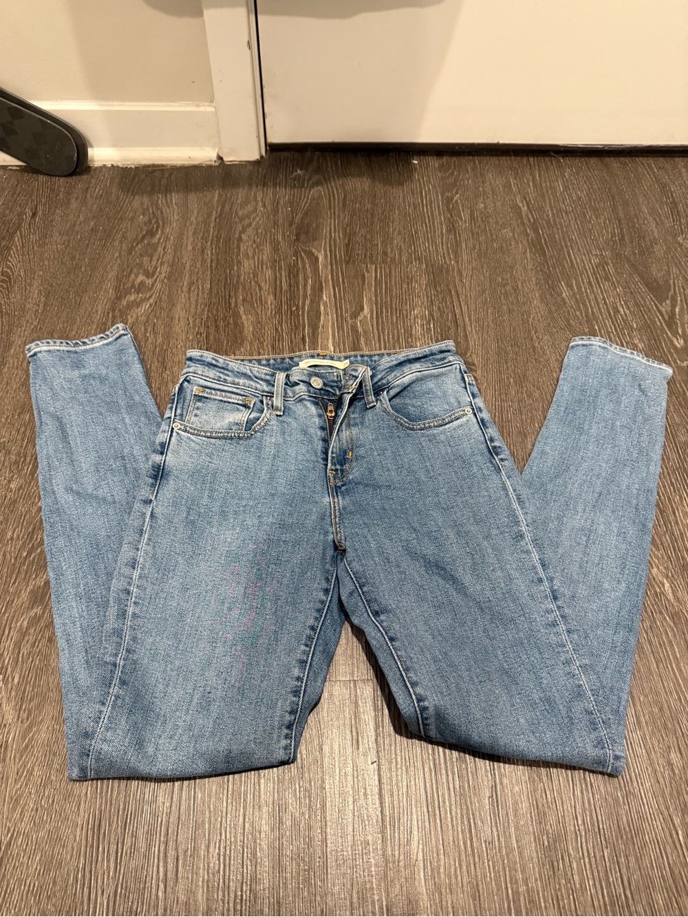Levi's Women's Straight Leg Light Blue Jeans